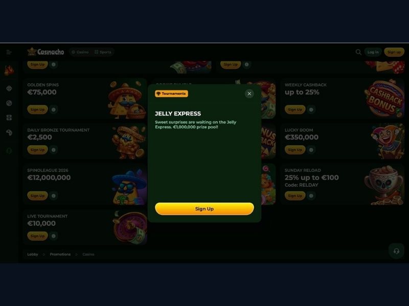 Navigazione del catalogo e scoperta dei formati su Casinacho Casino Nacho Casino per l'Italia